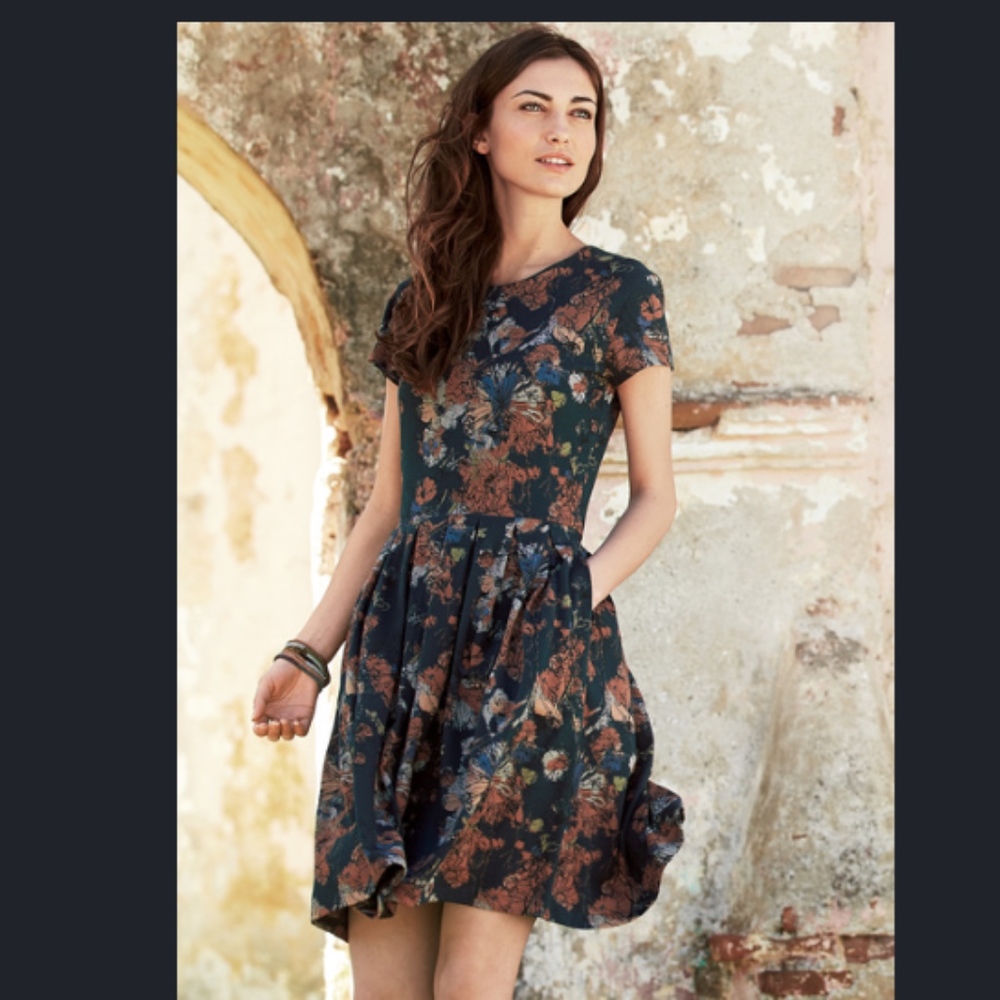 Peruvian Connection SKETCHBOOK FLORAL DRESS - Picture 8 of 8